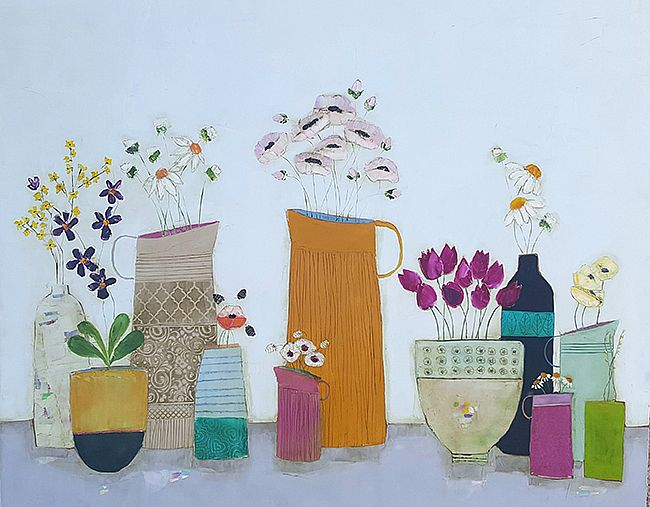 Eithne  Roberts - Late spring on the shelf